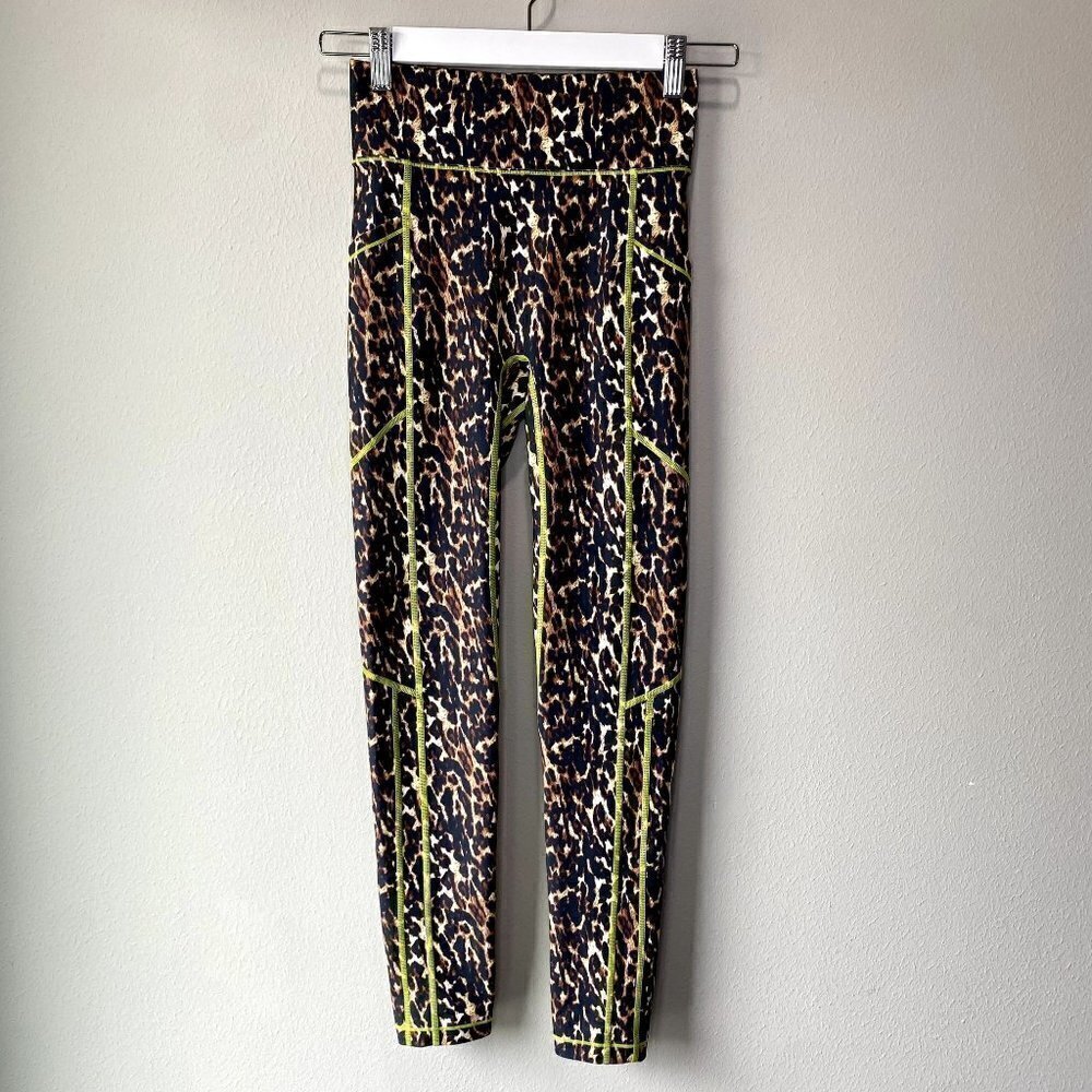 All Access Center Stage Pocket Legging Leopard XS